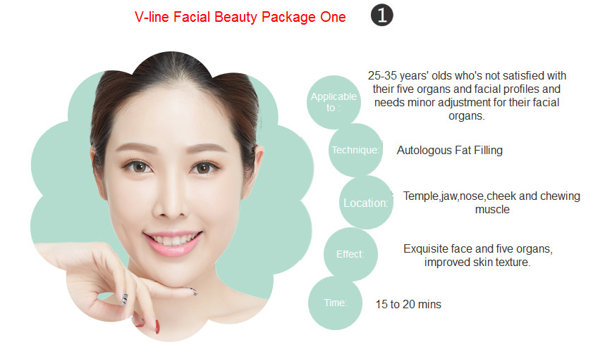 V-line facial package one