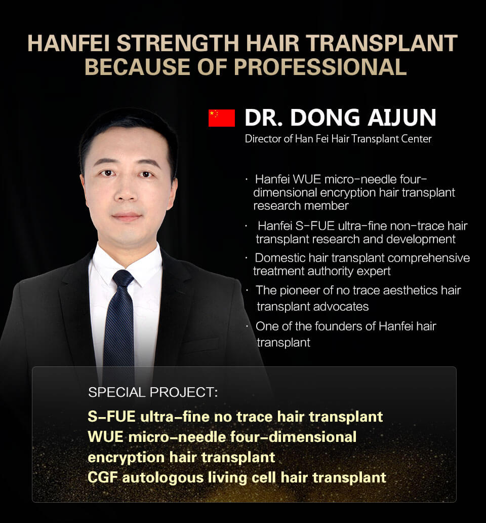 doctor zhao jin dedicated in hair transplant